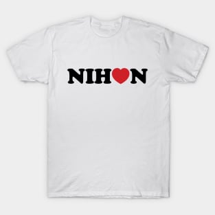 Nihon Love Heart T-Shirt